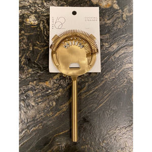 Project 62 Target brass cocktail strainer